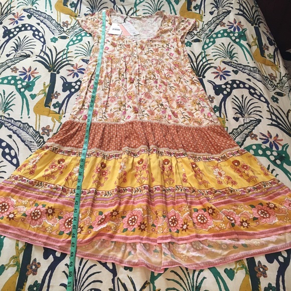 Spell Portobello Road Babydoll Midi Dress - Picture 9 of 15